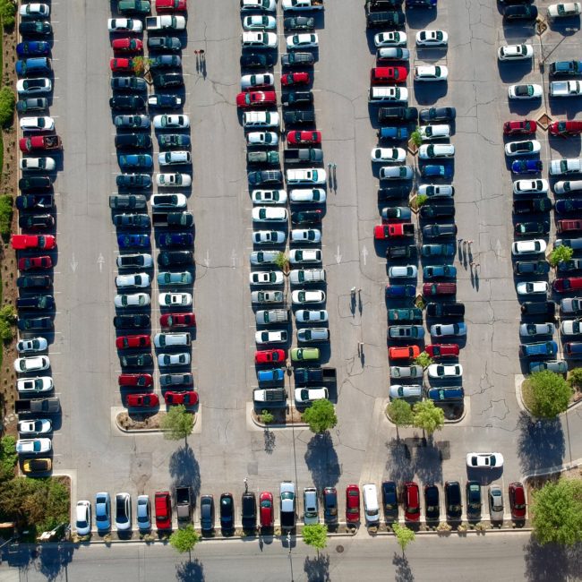 Foto digitaler Parkplatz