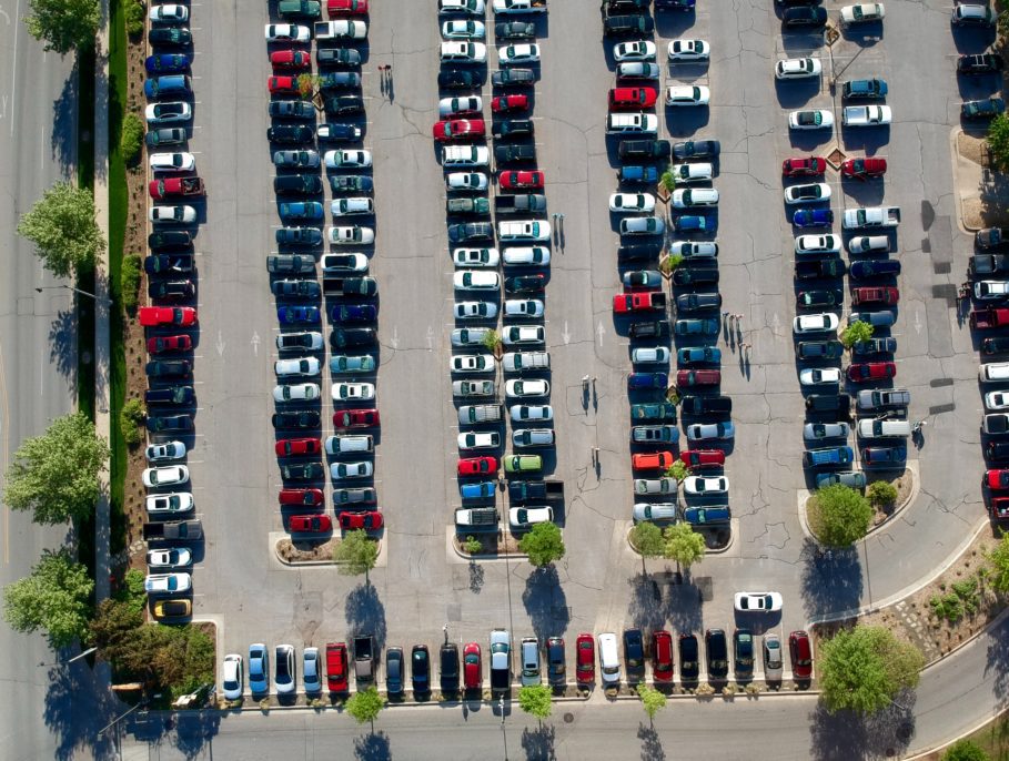 Foto digitaler Parkplatz