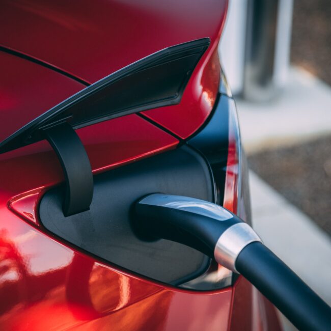 Elektroauto beim Laden